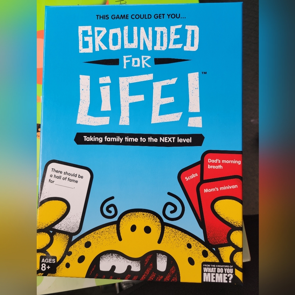 Family Game "Life" Board Game - Bright Blue Box